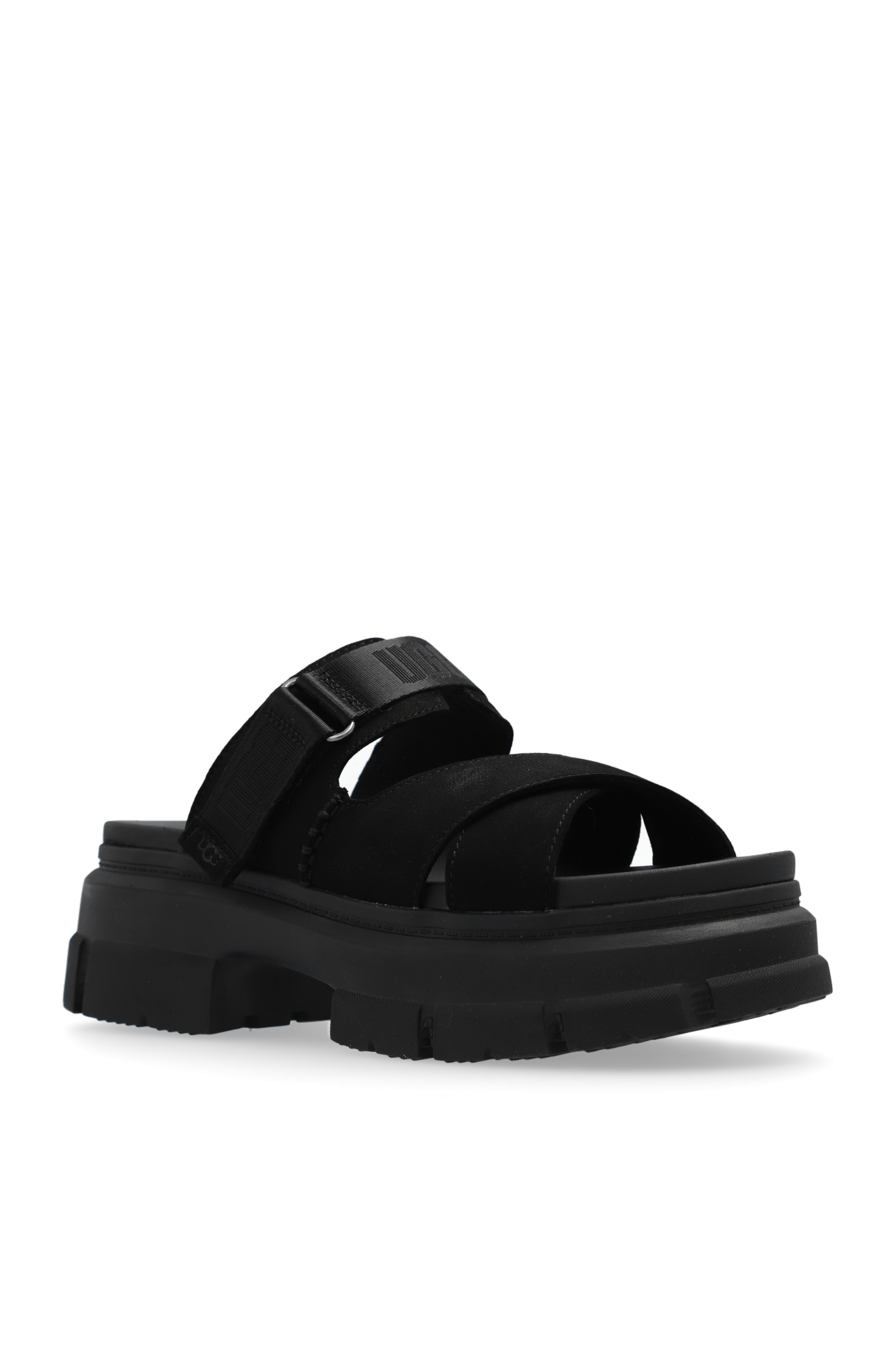 Black 'Ashton' platform slides ugg Mono - ugg Mono Maglietta